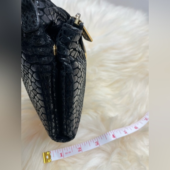 Michael Korrs  Blk. Python Embossed Mini Crossbody Bag - Picture 17 of 17